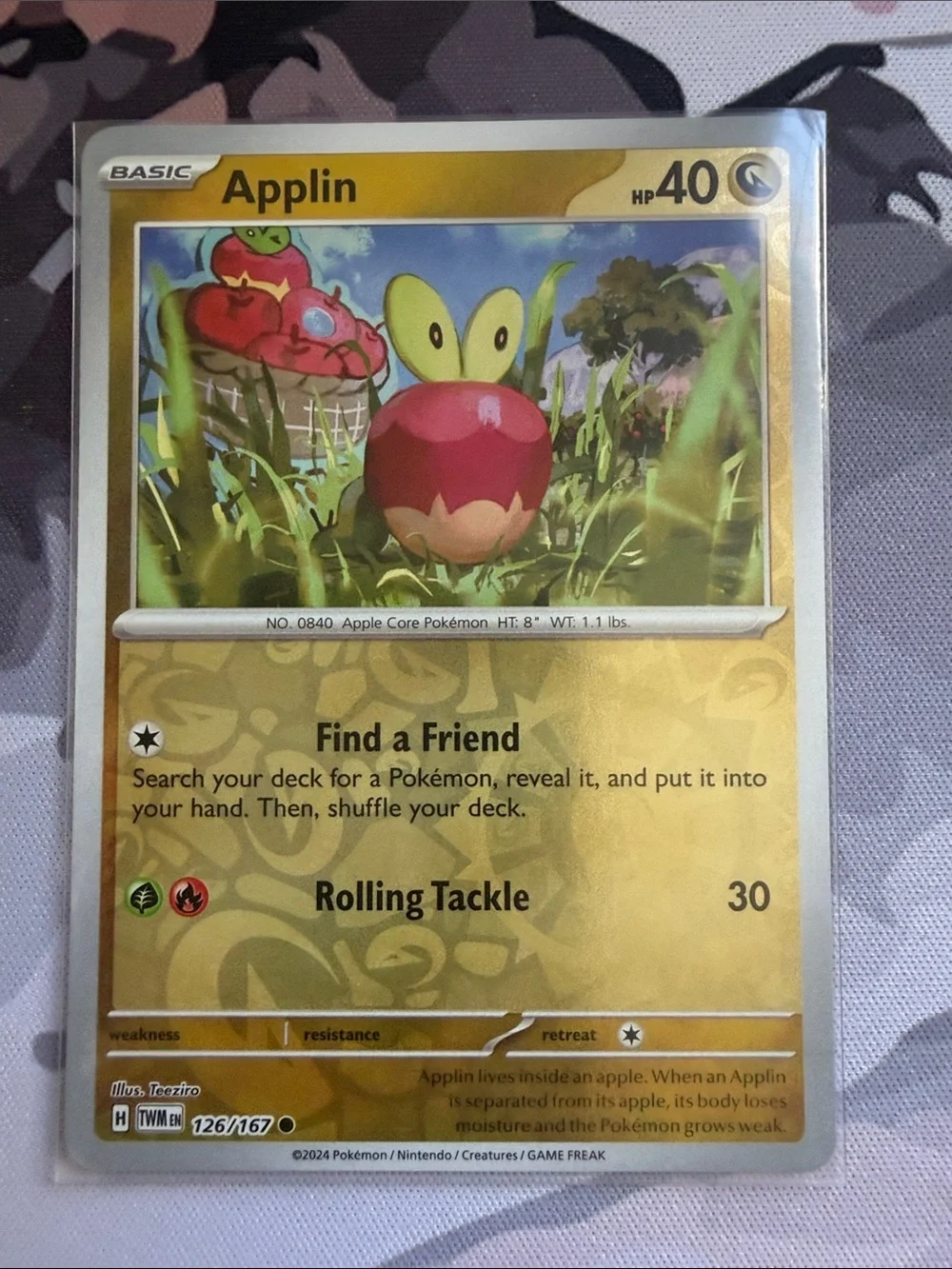 Applin, Dipplin & Appletun Evolution Lot | 6 Holo Reverse Holo Cards ✨5/$25✨
